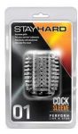 STAY HARD - COCK SLEEVE 01 CLEAR