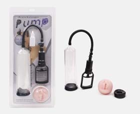 Penis enlarger Pump, TPR Material, Soft Pussy