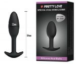 PRETTYLOVE Heavy Balls Silicone Butt Plug