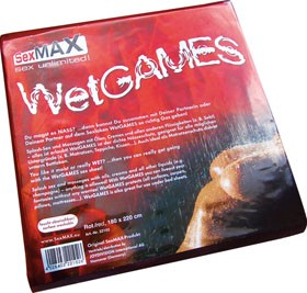 SexMAX WetGAMES Sex-Laken, 180 x 220 cm, Rot (fitted sheet, 