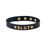 Gold Word Choker-SLUT