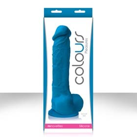 Colours Pleasures - 8" Dildo - Blue