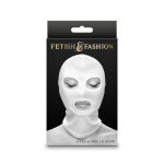   Fetish & Fashion - Eyes & Mouth Hood - White - Alternate Package